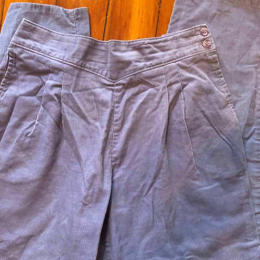 Vintage purple/lilac corduroys, Sears, JR Bazaar, size 15
